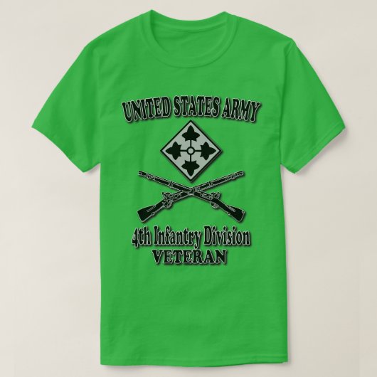 4e divisie infanterie t-shirt (Design voorkant)