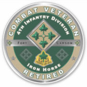 4e divisie Influent, Veteraan Sticker (Voorkant)