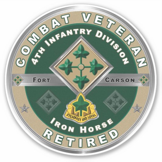 4e divisie Influent, Veteraan Sticker (Voorkant)