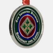 4e editie — Kerstmis Metalen Ornament (Rechts)