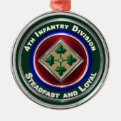 4e editie — Kerstmis Metalen Ornament (Voorkant)