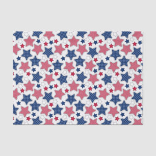 4e editie van het papieren document van juli tissuepapier