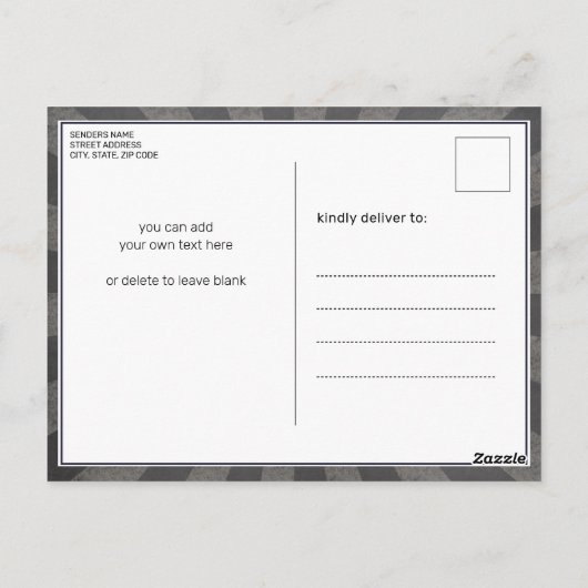 4e feestdag van JULI Mason Jar Uitnodiging (Achterkant)