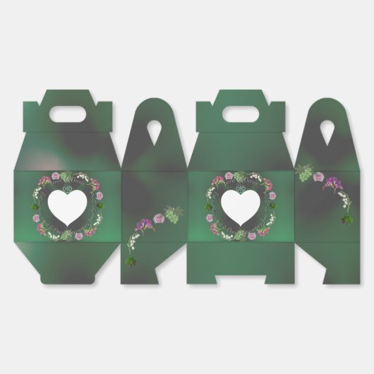 4e Fruit & Floral Favoriete Box Bedankdoosjes (Ongevouwen)