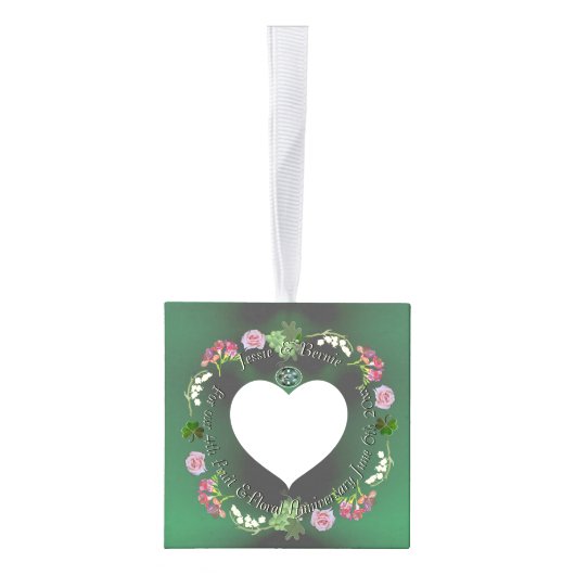 4e Fruit & Floral Jubileum Cube Ornament (Rechts)