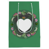 4e Fruit & Floral Jubileum + Foto Gift Bag Medium Cadeauzakje (Achterkant)