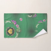 4e Fruit & Floral Jubileum Groen Bad Handdoek (Handdoek)