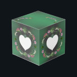 4e Fruit & Floral Jubileum Photo Cube Kubus<br><div class="desc">Als je op zoek bent naar de juiste fotokubus voor je 4e huwelijksverjaardag,  heb je deze misschien gevonden met mijn originele bloemen- en fruitafbeeldingen,  voor fantasievolle harten die je prachtige foto's omlijsten!</div>