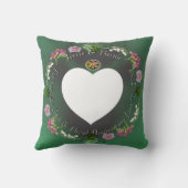 4e Fruit & Floral Wedding Jubileum +Foto Kussen (Achterkant)