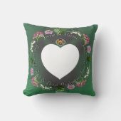 4e Fruit & Floral Wedding Jubileum +Foto Kussen (Voorkant)