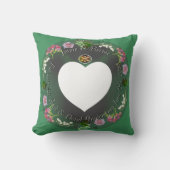 4e Fruit & Floral Wedding Jubileum +Foto Kussen (Voorkant)