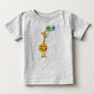4e geboortedag Giraffe