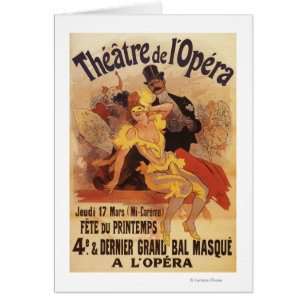 4e gemaskerde bal bij theater de l'Opera