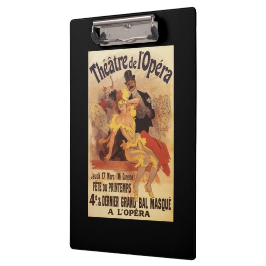 4e gemaskerde bal bij theater de l'Opera Klembord (Links)