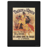 4e gemaskerde bal bij theater de l'Opera Klembord (Achterkant)