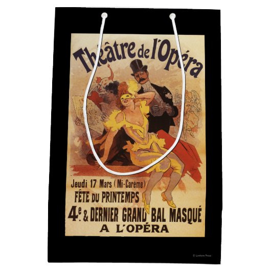 4e gemaskerde bal bij theater de l'Opera Medium Cadeauzakje (Achterkant)