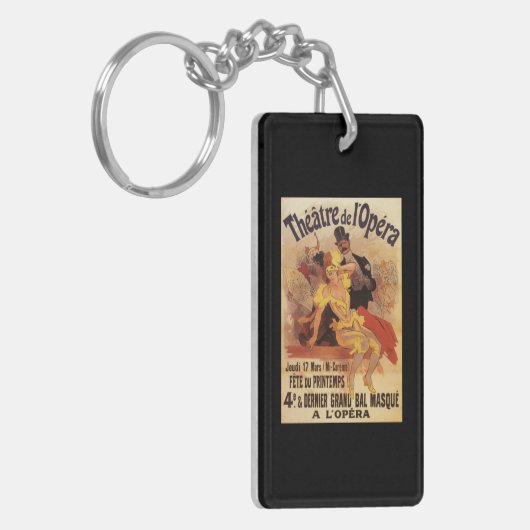 4e gemaskerde bal bij theater de l'Opera Sleutelhanger (Voorkant Links)