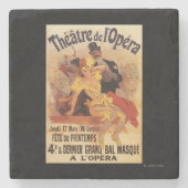 4e gemaskerde bal bij theater de l'Opera Stenen Onderzetter (Voorkant)