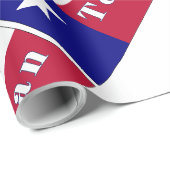 4e generatie inheemse textielvlag cadeaupapier (Rol Hoek)