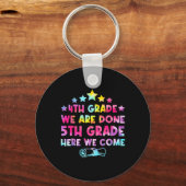4e graad Afstuderen Tie Dye 5e graad Hier komen we Sleutelhanger (Voorkant)