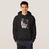4e graad Geen Prob Llama Aplaca Vierde graad Leraa Hoodie (Voorkant volledig)