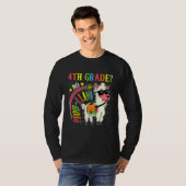4e graad geen prob llama terug naar school eerste t-shirt (Voorkant volledig)