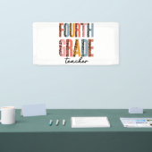 4e graad leraar spandoek (Beurs)