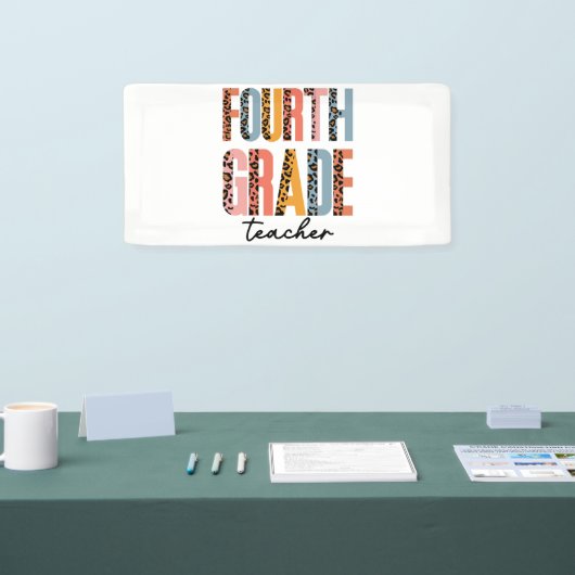 4e graad leraar spandoek (Beurs)