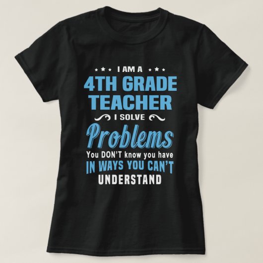 4e graad leraar t-shirt (Design voorkant)