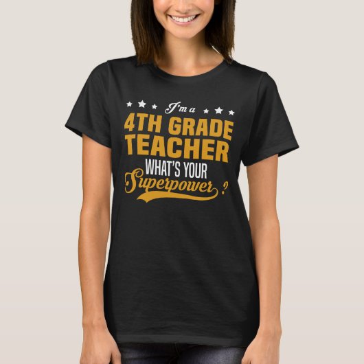4e graad leraar t-shirt (Voorkant)