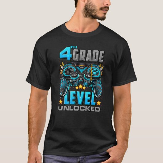 4e graad niet vergrendeld terug naar de vierde kla t-shirt (Voorkant)