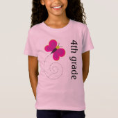 4e graad Terug naar school T-shirt (Voorkant)