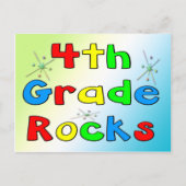 4e graads Rocks Briefkaart (Voorkant)
