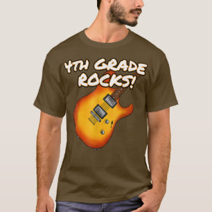 4e graads Rocks Guitar, muziekleraar, terug naar S T-shirt
