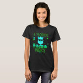 4e Grade Cool Bright Llama Vibes Teacher Student T-shirt (Voorkant volledig)