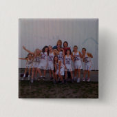 4e Grade Girls Basketball Button (Voorkant)