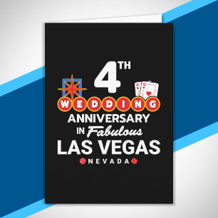 4e huwelijksverjaardag koppel Las Vegas reis Kaart