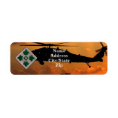 4e INF ID infanteriedivisie veteranen patch Etiket (Voorkant)