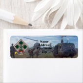 4e INF ID Infanteriedivisie Vietnam oorlogspatch Etiket (Insitu)