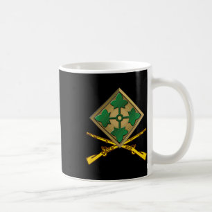 4e Infanterie Divisie Veteraan Kleine Logo P Koffiemok