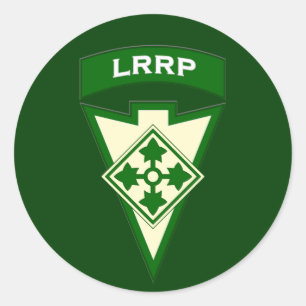4e infanterie LRRP Recondo pocket patch sticker UA