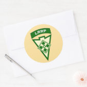 4e infanterie LRRP Recondo pocket patch UA 2 Ronde Sticker (Envelop)