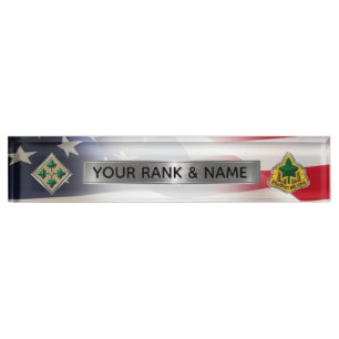 4e Infanteriedivisie - 4e ID Naambordje