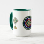 4e Infanteriedivisie Aandenken Mok (Voorkant links)