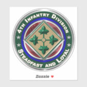 4e Infanteriedivisie Auto Vinyl Sticker (Vel)