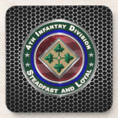 4e infanteriedivisie bier onderzetter (Voorkant)