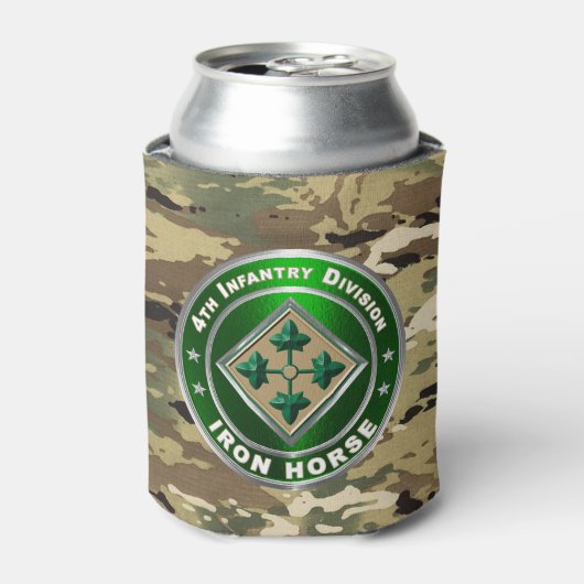 4e infanteriedivisie blikjeskoeler (Blikje Voorkant)