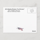 4e infanteriedivisie briefkaart (Achterkant)