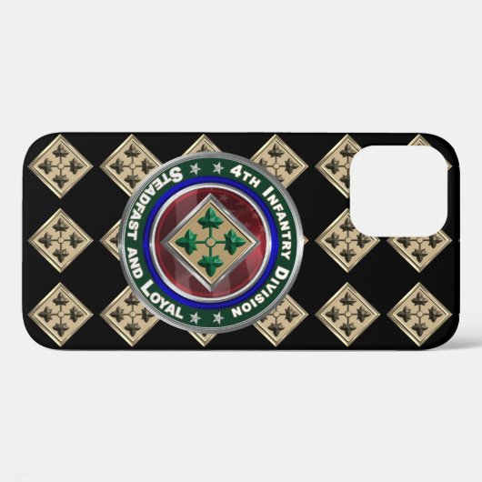 4e infanteriedivisie Case-Mate iPhone case (Achterkant (horizontaal))