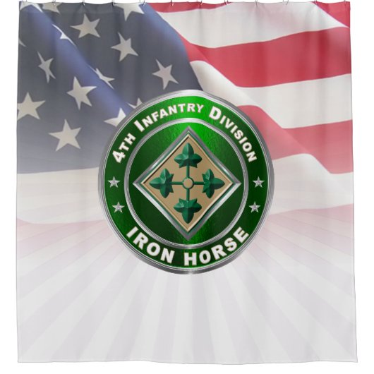 4e infanteriedivisie douchegordijn (Voorkant)